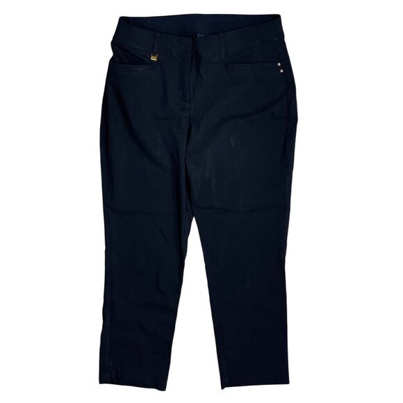 JM Collection Trouser Pants Black Size 10 Women's Stretch - Picture 1 of 6